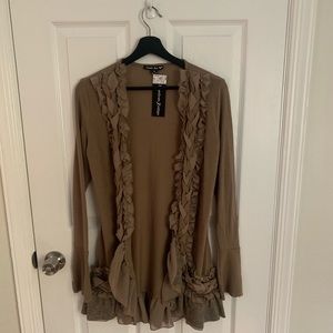 Khaki cardigan